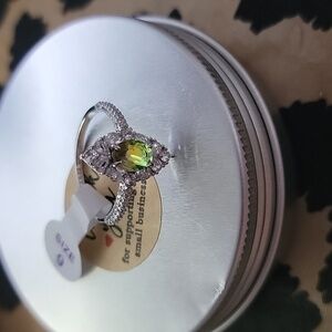 STERLING CLUB BP Watermelon Tourmaline RING